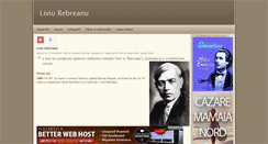 Desktop Screenshot of liviurebreanu.eu