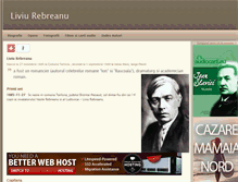 Tablet Screenshot of liviurebreanu.eu